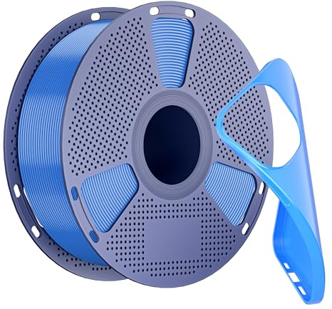 NevsBye TPU 3D Drucker Filament 1.75mm, 1kg Kartonspule, Maßgenauigkeit +/- 0.02mm, passend für die meisten Drucker, verhedderungsfrei für reibungsloses Drucken (Blau)