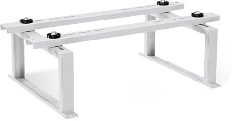 WAMJ AQDY Bomba de Calor Soporte de Suelo, Kit Instalación Aire Acondicionado, Capacidad Máxima de 380 kg, Soporte de Base Resistente para Aire Acondicionado, Antivibración(95x54x30cm)