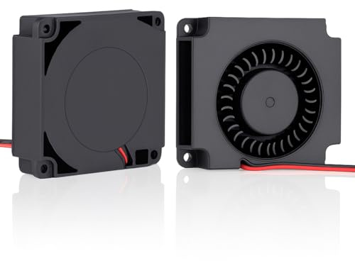 Super Print 4010 Blower Fan DC 24V,40mm x 40mm x 10mm Dual Ball Bearing Brushless 3D Printers Hotend Cooling Turbo Fans for Ender 3,Ender 3 V2,Pro,Ender 5 Series.(2PCS)