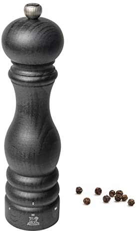 PEUGEOT - Macinapepe Paris u'Select 22 cm - 6 gradi di macinazione preimpostati - In legno certificato PEFC - Know-how francese - Colori grafite