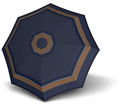Doppler Carbonsteel Magic London Damen Regenschirm Taschenschirm Umbrella Schirm mit Doppel Automatik 744765L0, Farbe:Dunkelblau