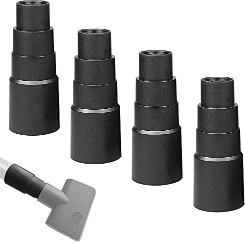 Rayong 4Pcs Vacuum Cleaner Hose Adapter Dust Extractor Hose Adaptor Universal Vacuum Cleaner Power Tool for Various Dust Collector, Grinder, Sander, Vacuum Cleaner Connectors(25mm/30mm/34mm/42mm)