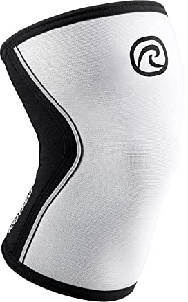 Rehband Rodillera Deportiva de Fuerza, Rodillera para Cross Fit y Entrenamiento Pesado, de Neopreno de 5 mm, en Muchos Colores y tamaños, Unisex