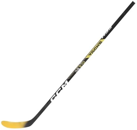 CCM Tacks AS-570 Composite Grip Stick Junior 50 Flex 54', página de juego: izquierda, curva: P28