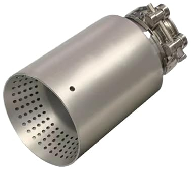 Auspuffblenden Für GTI Für Golf 7 Für MK7 Auspuff Spitze Auto Schalldämpfer Spitze Auspuff Spitze System Rohr 57mm 60mm Einlass Düse Auto-Endrohre (Größe : Customized 114mm)