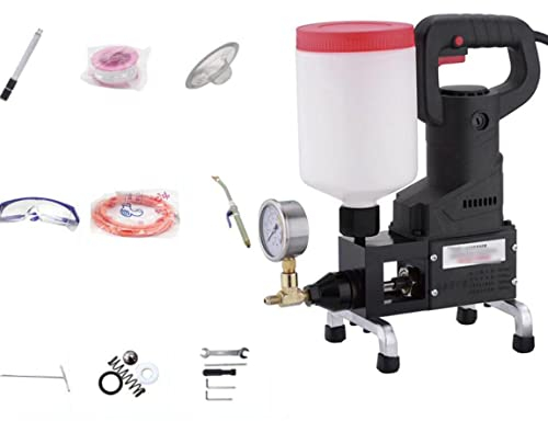 Máquina de lechada eléctrica, máquina de lechada de 1100 W, máquina de lechada de poliamonio/Resina epoxi, Bomba de inyección de lechada, Herramienta Impermeable y de reparación de