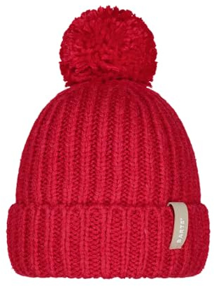 Barts Damen Strickmütze Joansy gefütterte Wintermütze mit Bommel