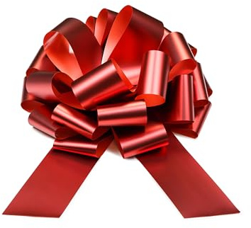 PartyDeco Dekoschleife ø 30 cm | Rot