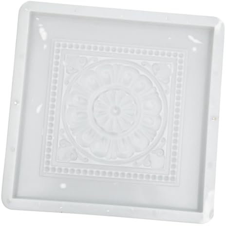 DOITOOL Moule à Béton Pour Carreaux De Sol En Ciment Réutilisable En Plastique Pp 40x40x3,5 Cm Moulage Manuel Style Chinois Pour Allée Jardin Cour Pavés Diy
