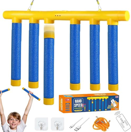 Pipihome Falling Sticks Game, Juego de Palos Que Caen, Training Catching Sticks Games, Juguete Sensorial para Atrapar Palos, Indoor Interactive Game Toy for Kids Over 6 Years Old (B)