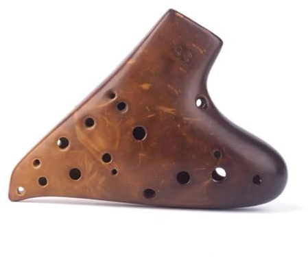 Okarina-Instrument Pottery Ocarina 16 Löcher Doppelrohr Ocarina Of Time Professionelle Musikinstrumentierung Ocarinas Flöte(SG)