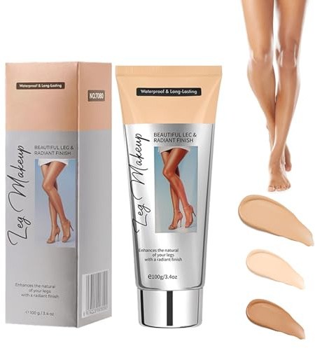 Körper Bein Make Up Wasserfest,Body Coverage Perfector für Beine,Tattoo Abdecken Wasserfest,Tattoo-Abdeckung für Bein- Und Körpernarben, Leichte Textur (Weizenfarbe,100ml)