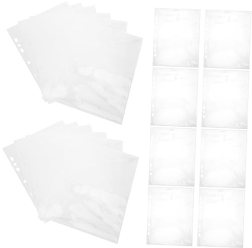 Tofficu 30 Blatt Fotohüllen: A5-ordnerhüllen – Schutzfolien Für Archivfotoseiten – Nachfüllseiten Aus Kunststoff Für Alben Im Format 10 X 15 Cm – Schutzfolien Für Postkarten