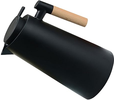Operitacx Botella Térmica de Vidrio con Termo de Vacío para Agua Fría y Caliente Diseño Moderno y Resistente para Hogar y Oficina Capacidad Grande