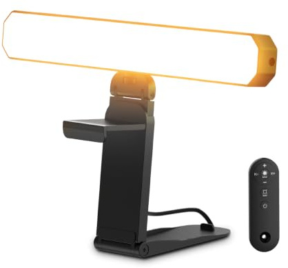 NEEWER Basics - Barra de luz para Monitor, lámpara LED Regulable Bicolor de 6 W con Soporte/Control Remoto/Control táctil para hogar, Oficina, Escritorio, videoconferencia, iluminación, computadora