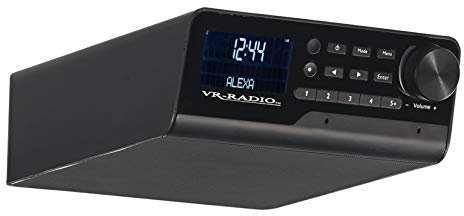 Radio de cuisine connectée DAB+/FM compatible Amazon Alexa / bluetooth, noir [VR-Radio]