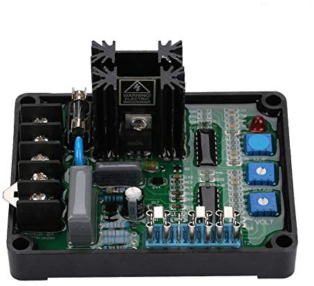 Regulador de voltaje del generador GAVR-8A, Regulador de voltaje automático del generador AVR universal con protección de baja frecuencia;Rampa de voltaje de arranque suave