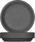 BigDean 6X Blumentopf Untersetzer Ø 29 cm Farbe Anthrazit Kunststoff Blumenuntersetzer Blumentopfuntersetzer passend zu Ø 30 cm Blumentöpfen