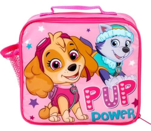 Bolsa de almuerzo de la Patrulla Canina con Skye y Everest para la escuela o el viaje de los niños