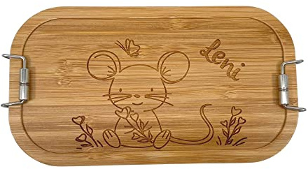KIDSLINO Fiambrera personalizada, fiambrera infantil, fiambrera con nombre, fiambrera para guardería