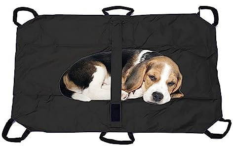 Hundetransport Pet Stretcher Faltbarer Tierstrecker Trolley - Leicht zu reinigen, sichere Transferausrüstung für Haustiere - Schutz und Sicherheit