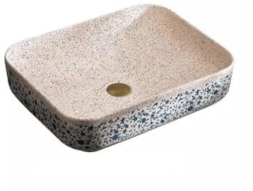 CUISGOR Lavandino da Bagno a Incasso Lavabo da appoggio Lavabo da Bagno di Piccole Dimensioni Lavabo da Balcone Lavabo Singolo Lavabo Semplice Lavabo for Uso Domestico Lavandini da Bagno(A)