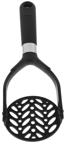 iplusmile Presse-purée Manuel Pliable Noir En Nylon Résistant à La Chaleur, Poignée Ergonomique, Pour Pommes De Terre, Fruits Et Aliments Bébé, Outil La Cuisine Compact Avec Rangement Suspendu