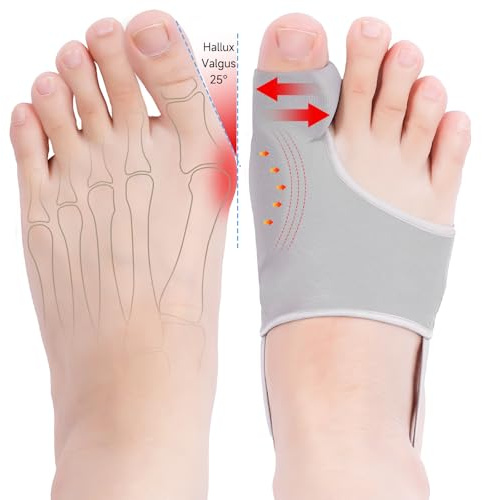 sundpik Bunion Corrector for Women & Men Big Toe, Big Toe Separators-Bunion Splint-Bunion Pads-Hammer Toes Straightener-Toes Spacers Pain Relief, Comfortable & Breathable for Day/Night