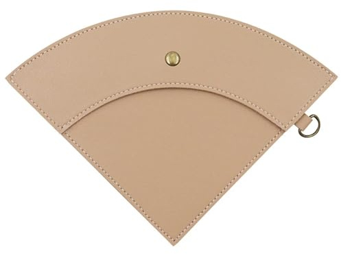 4 st PU-läder bärbart kaffefilter papper förvaringsväska dammsäker återanvändbar campinghållare droppare för kaffefilter (kaki)