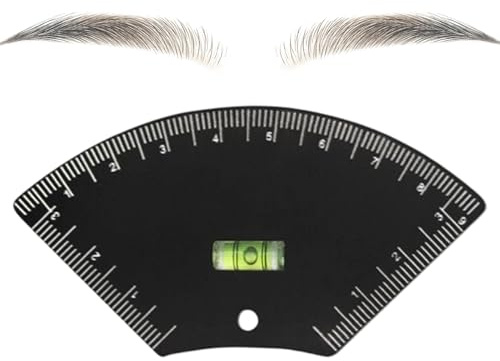 Règle à Sourcils Acier Inoxydable Haute Précision | Outil De Mise En Forme Des Sourcils Pour Petite Amie Débutants Professionnels Dortoir Mariage Centre De Spa Table De