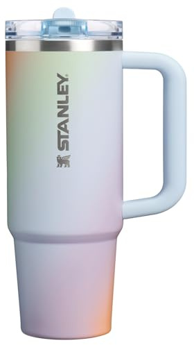 STANLEY Quencher ProTour Bicchiere con Cannuccia Ribaltabile e Coperchio Anti-Perdita 887 ml | Cannuccia e Maniglia Integrate | Compatibile con Portabicchieri per il Viaggio | Bicchiere in Acciaio