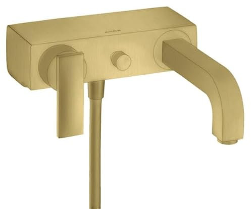 hansgrohe AXOR Citterio Einhebel Wannenmischer Aufputz DN 15, 39400950, Farbe: Brushed Brass