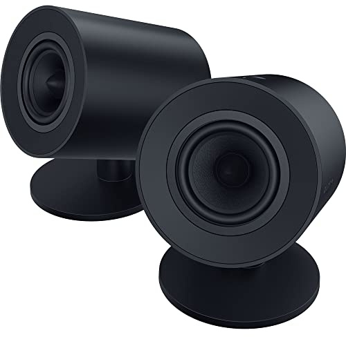 Razer Nommo V2 X - Full-Range 2.0 PC Gaming Speakers: THX Spatial Audio - Rear-Facing Bass Ports - Two 3” Full-Range Drivers - Max Sound Pressure Level 96dB - Wireless Control Pod