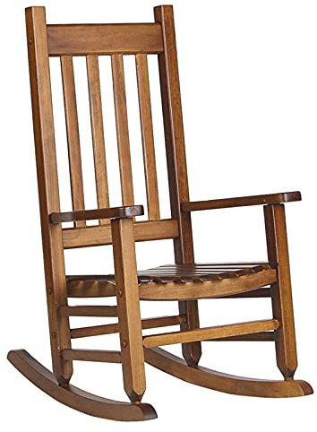 Mecedora, Sillón Tumbona Sillas mecedoras para niños, mecedora de madera para patio y porche para niños de 6 a 12 años de edad, para niños y niñas, para interiores y exteriores, cargas de 150 kg/330