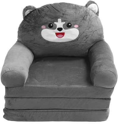 Tnfeeon Kids Play Sofa Bed, Modular Toddler Armchair Couch for Playroom, Fold Out Baby Couch Play Set,Children Convertible Sofa Foam Couch for Girls Boys (3 Layers)