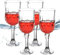 Copas de Vino Flotantes de Plástico de 160 ml, Irrompibles para Piscina, Camping, Fiestas al Aire Libre - Set de 4