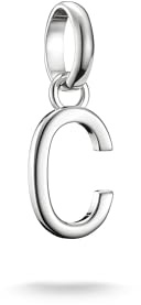 THOMAS SABO Charm Club Connect Charm-Anhänger Buchstabe Recyceltes 925 Silber