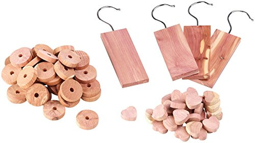 Infactory Set in Legno di Cedro da 71 Pezzi per Armadio