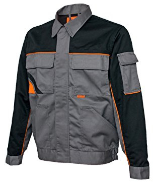 Profesional Arbeitsjacke Sicherheitsjacke Jacke Grau Arbeitsschutzjacke (Prof-G-J) (56)