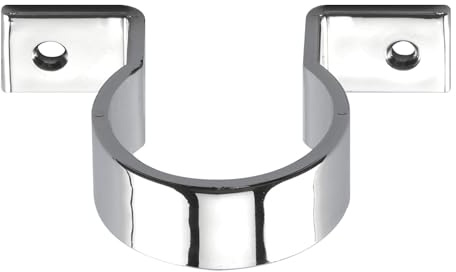McAlpine 32mm (Euro) Chrome Plated Plastic Pipe Clip MCALPINE-S32-CP