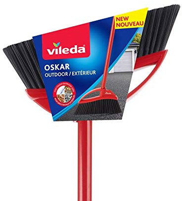 Vileda Oskar Escoba para exteriores