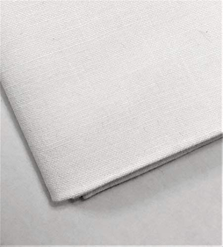 Vanligt vitt 100 % bomullstyg för quiltning, sömnad, klädtillverkning, konst och hantverk - 152 cm brett M&J® (vit, 5 meter)