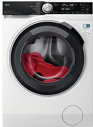 AEG WiFi Waschtrockner, 10 kg Waschen, 6 kg Trocknen, Serie 8000 PowerCare: Vormisch-Technologie 8kg-in-49Min Waschen, EEKL D/A, NonStop 1kg-in-1h Waschen & Trocknen, 1600 U/min, LWR8E80600