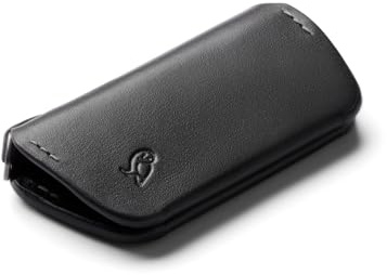 Bellroy Key Cover – Third Edition (Leather Key Holder, Holds 2 – 4 Keys) - Black