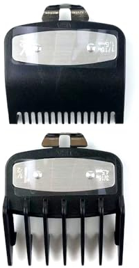 Peine Límite para Cortapelos,Peines Maquina Cortar Pelo,Peines Para Maquina Cortapelo,pour Guía De Peines Cortapelos Y Peine Recortador,2 Piezas