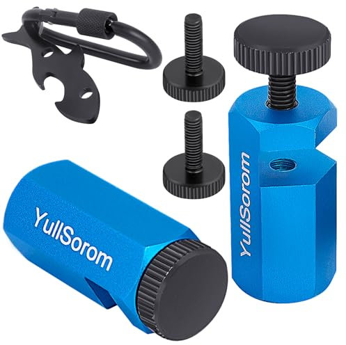Tall Stair Gauges for Circular Saw with Holder and Carabiner Stair guage Knobs Tool for Circular Saw,Stair Guides Perfect for Framing Square and Rafter Gauge Clamps Blue kit
