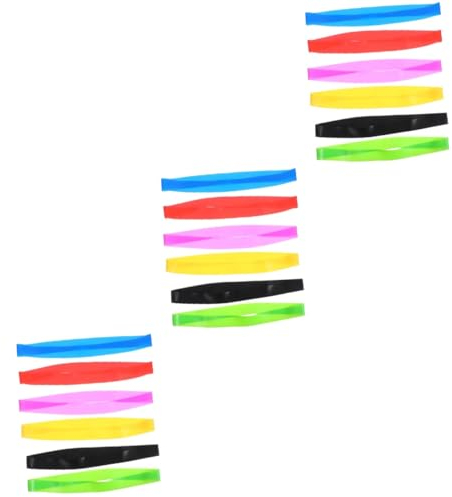 18 Pcs Bracelet en Silicone Bandes de Serviettes Extensibles Bandes de Serviette élastiques Attache-Serviette élastique Bandes de Serviette de Plage Bandes de Serviette en Silicone Amosfun
