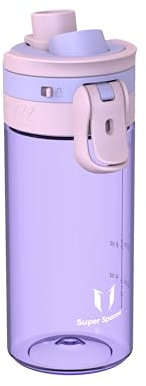 Super Sparrow Borraccia Bambini - 500ml - Bottiglia Senza BPA, a Prova di Perdite - Borraccia TouchGulp Flusso Rapido Con Un Clic per Scuola, Sport, All'aperto