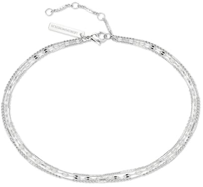 LIEBESKIND BERLIN Damen Fußkette – Modische Edelstahl-Fußkettchen in verschiedenen Designs und Farben – Fußschmuck perfekt für den Sommer & Alltag