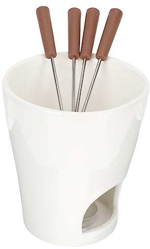 Mikinona Elegante Butterwärmerschale – Keramik-fonduetopf Zum Schmelzen – Ideal Für Käsefondue Butter Wachs Süßigkeiten – Leicht Zu Reinigen